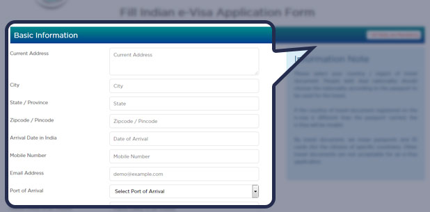 Complete your application form